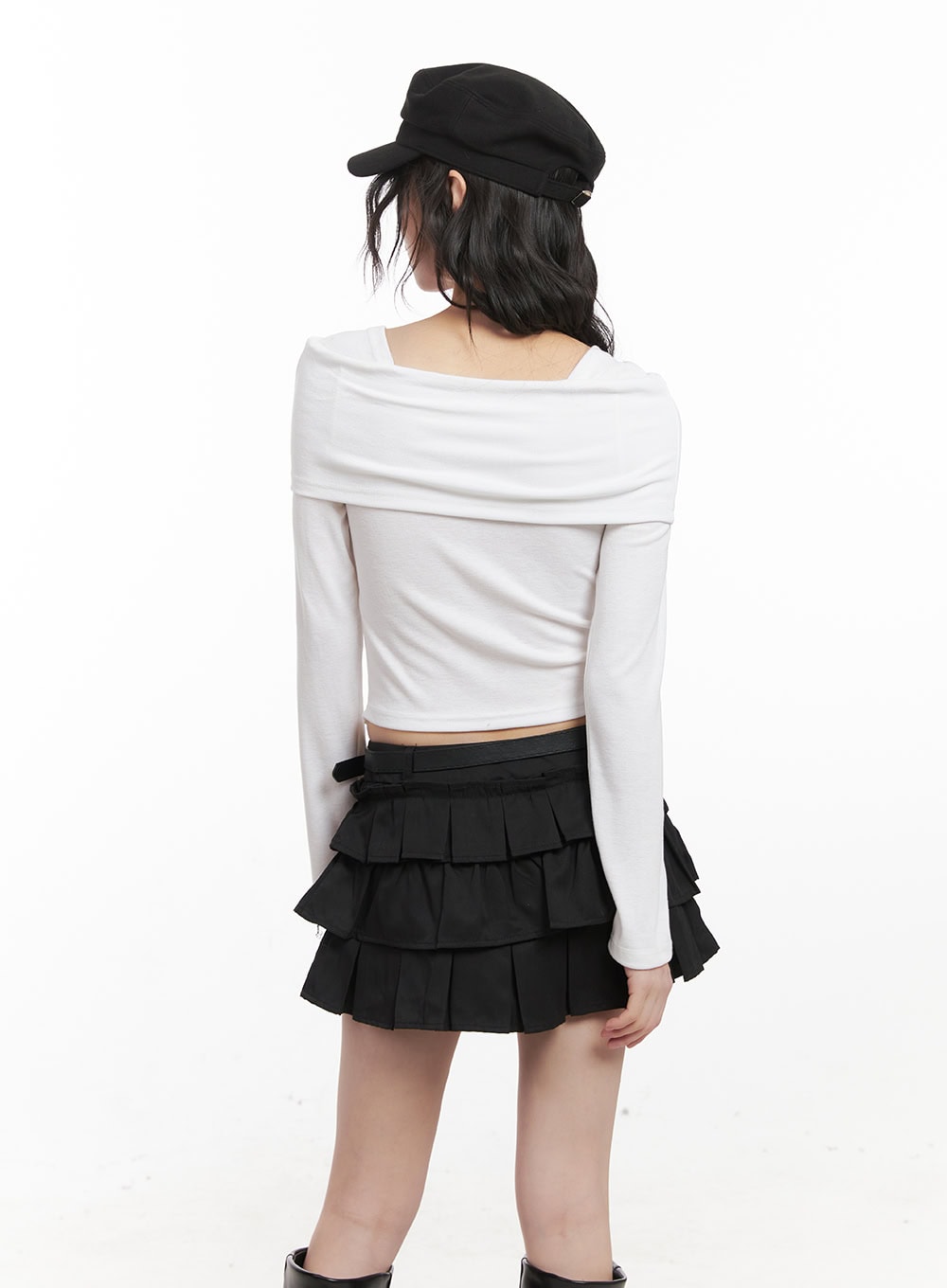 ribbon-wrapped-asymmetric-long-sleeve-top-cj523