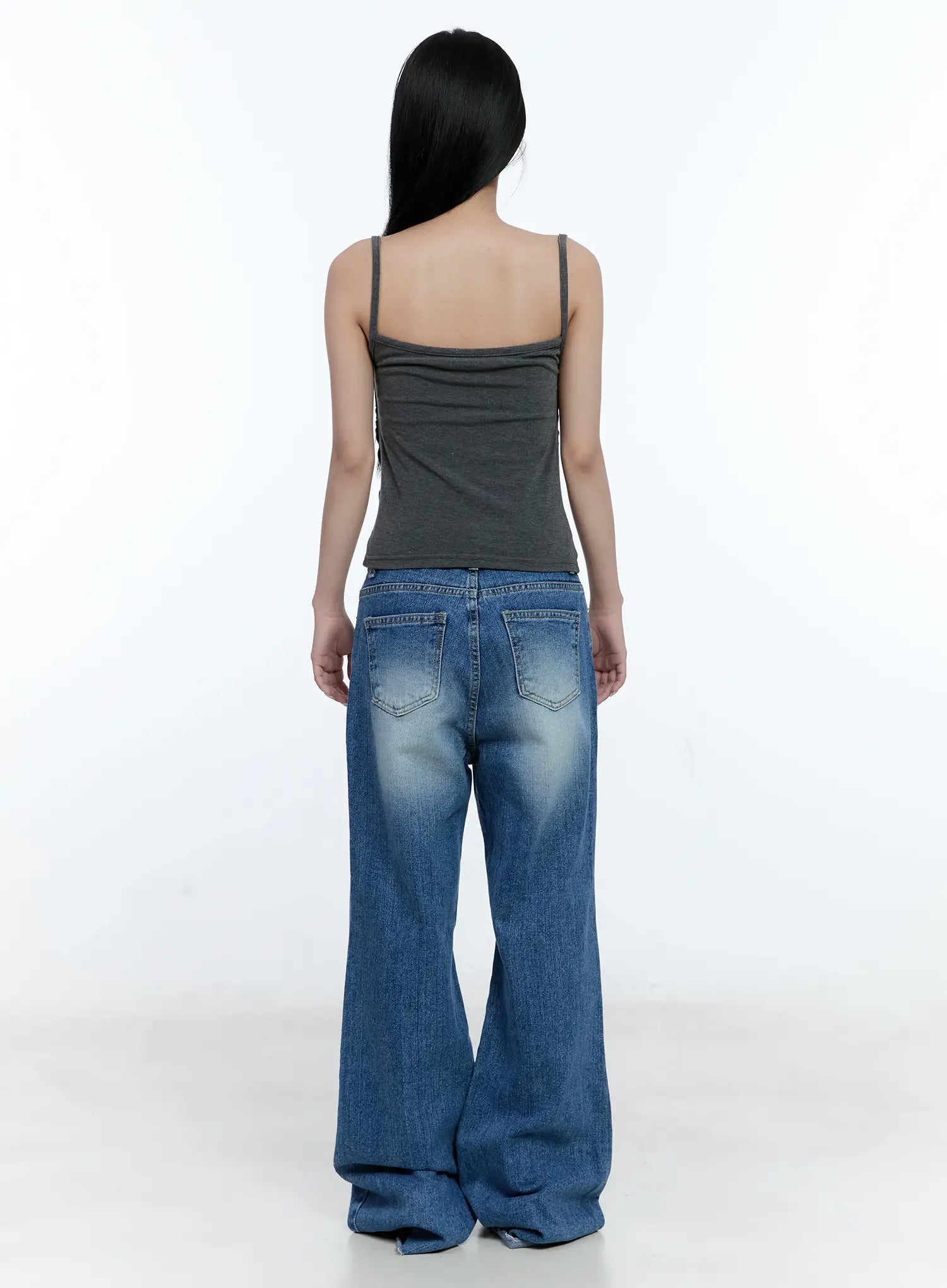 Eunbyul Wide-Leg Flare Denim Jeans CL530