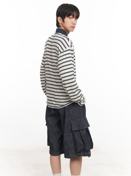 mens-striped-long-sleeve-polo-shirt-ia511