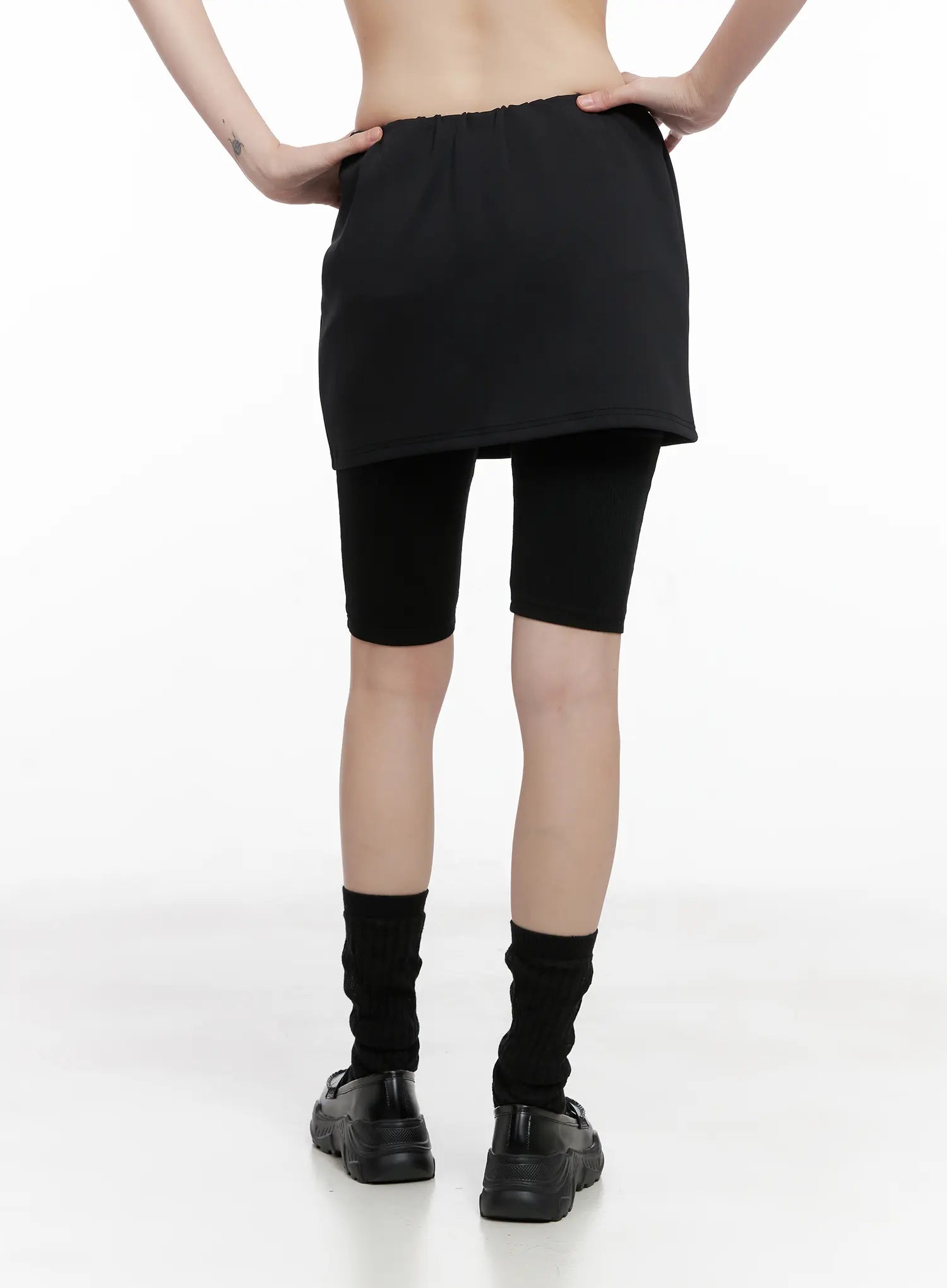 layered-mini-skirt-leggings-cg519