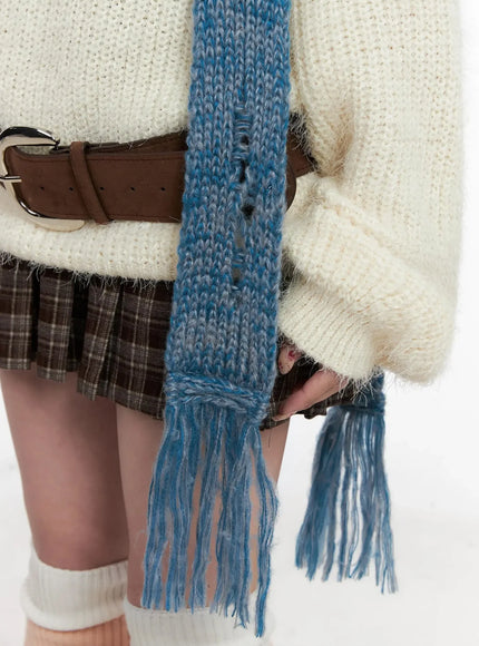 Cozy Knit Long Scarf IN514