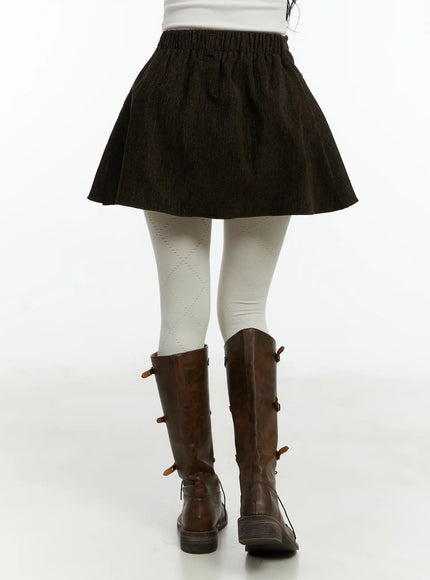 fleece-lined-pleated-mini-skirt-cd523