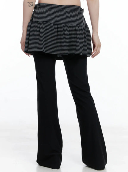 striped-layered-skirt-pants-cs501