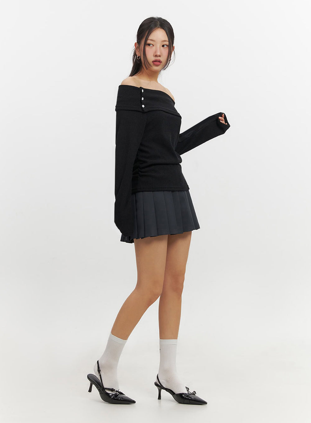 Classic Pleated Mini Skort IF510