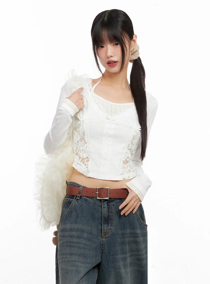 Gingham Scrunchie IN503