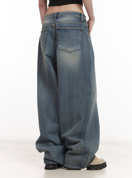 Shelly Washed Baggy Jeans CM518