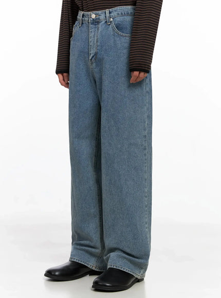 Men's Classic Blue Denim Jeans IO516