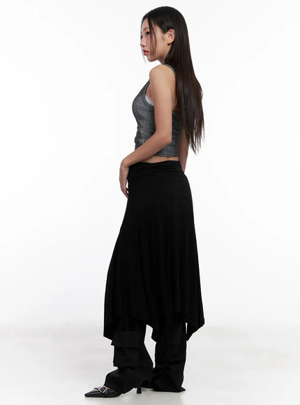 asymmetric-frill-midi-skirt-cl518