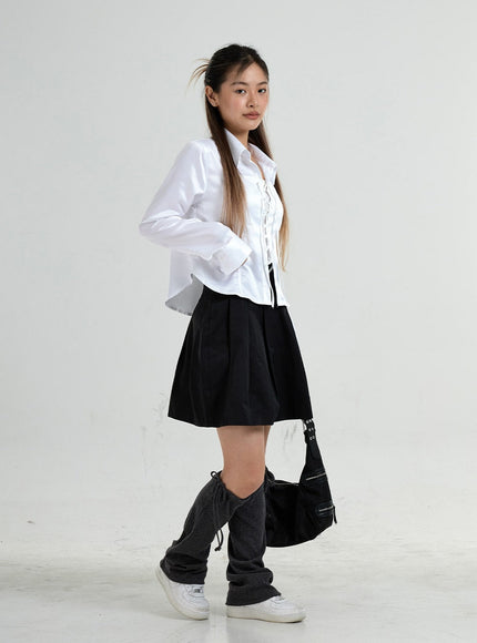 Cross String Blouse CO25