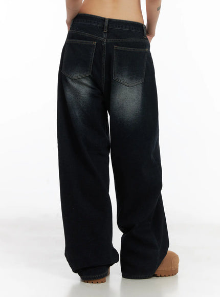soph-fleece-lined-washed-wide-leg-jeans-cd509