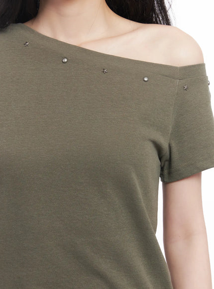 Edgy One-Shoulder Top CU511