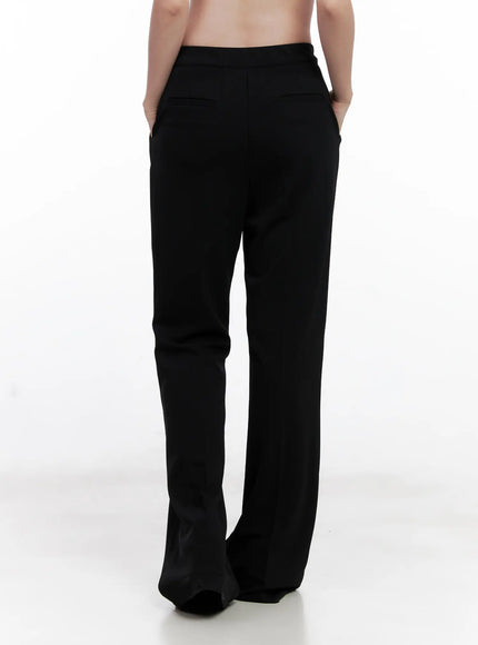 Black Flared Trousers CL523