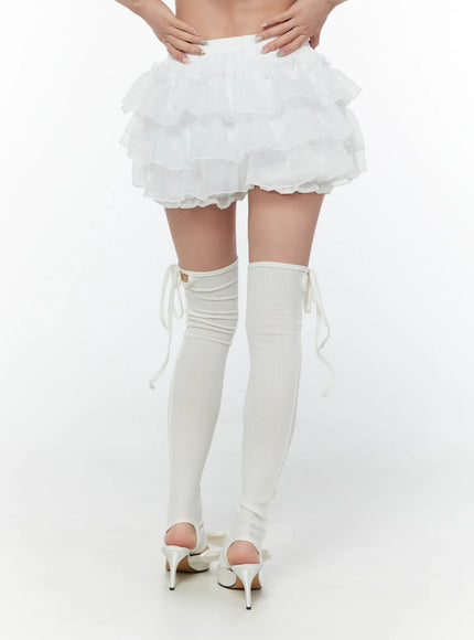 lace-tiered-mini-skirt-cy515