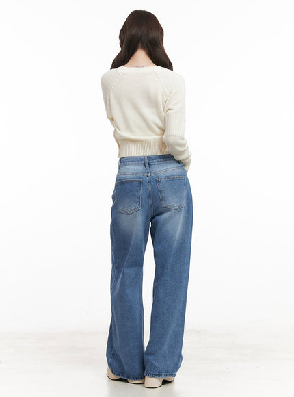 Lili Washed Wide-Leg Jeans CM512