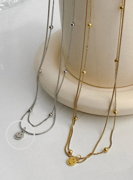 muse-smile-necklace-ia517 / Silver