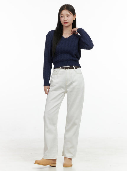 tailored-fit-solid-cotton-pants-os411