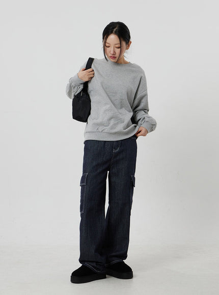 Wide Cargo Jeans CF302