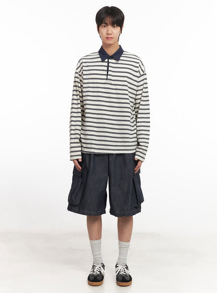mens-striped-long-sleeve-polo-shirt-ia511