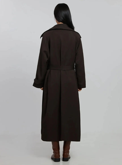 Belted Trench Coat ID516