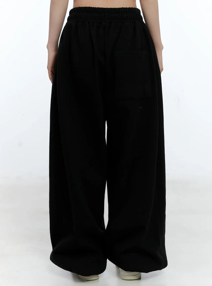 Wide-Leg Relaxed-Fit Track Pants CL530