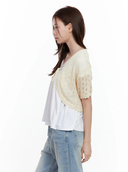 short-sleeve-knit-bolero