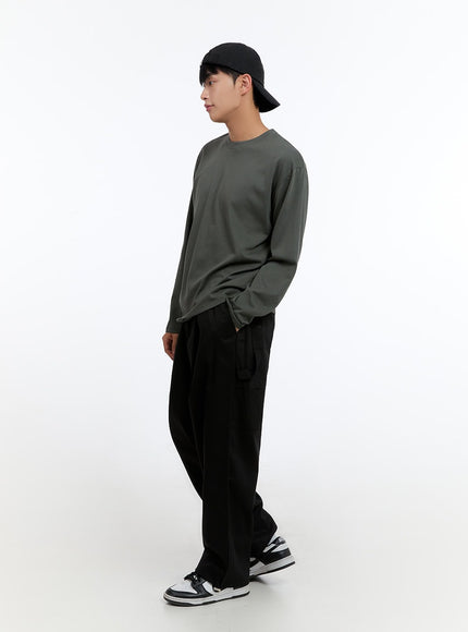 mens-basic-cotton-long-sleeve-t-shirt-dark-green-is412