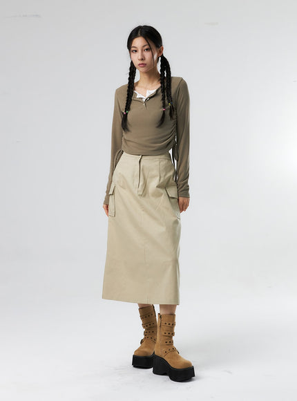 ruched-long-sleeve-top-is327