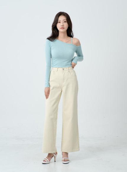 Wide Leg Cotton Pants IO24