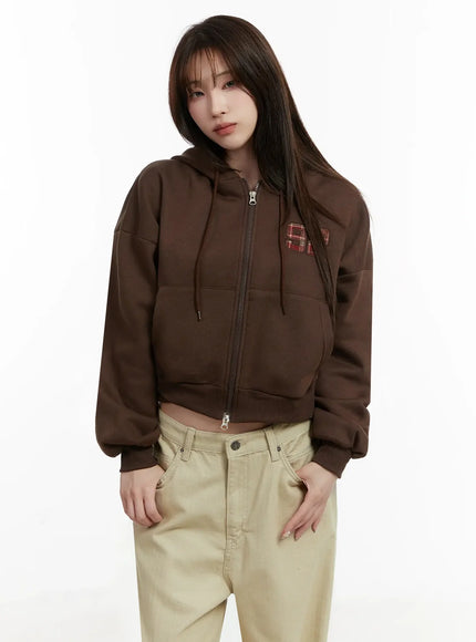 check-numbered-zip-up-hoodie-ij521