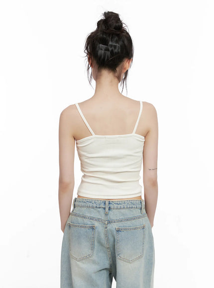Ribbed Crop Tank Top CG519