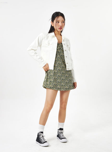 Button Cotton Jacket CA314