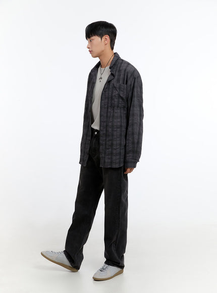 mens-checkered-buttoned-shirt-is412