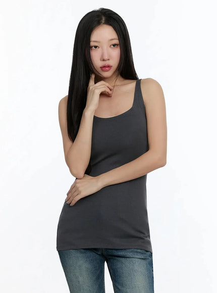 Basic U-Neck Tank Top IM509