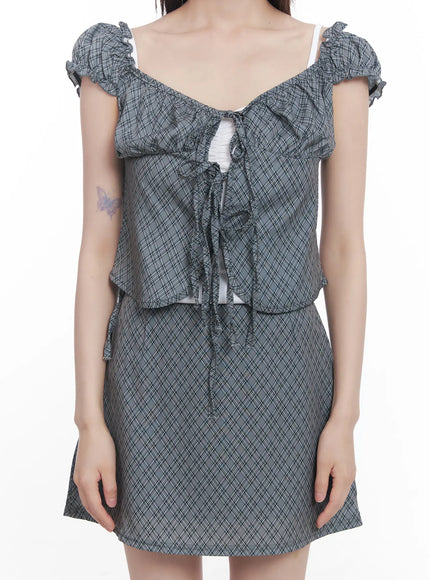 puff-sleeve-plaid-top-cu518