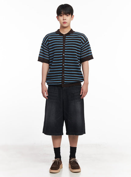 mens-buttoned-short-sleeve-sweater-iy522