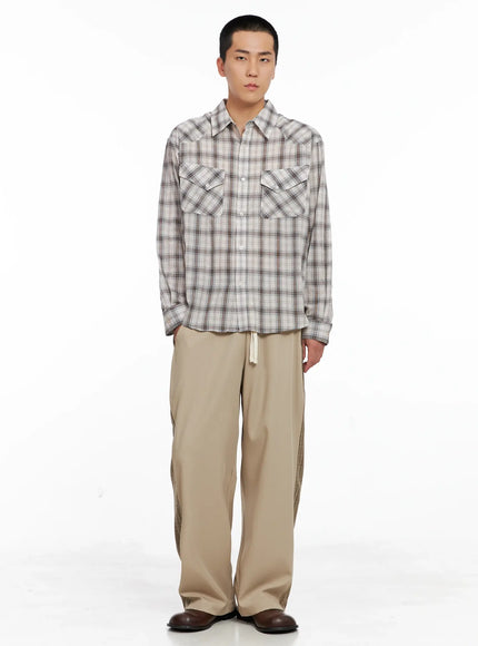 Men's Plaid Shirt IG529