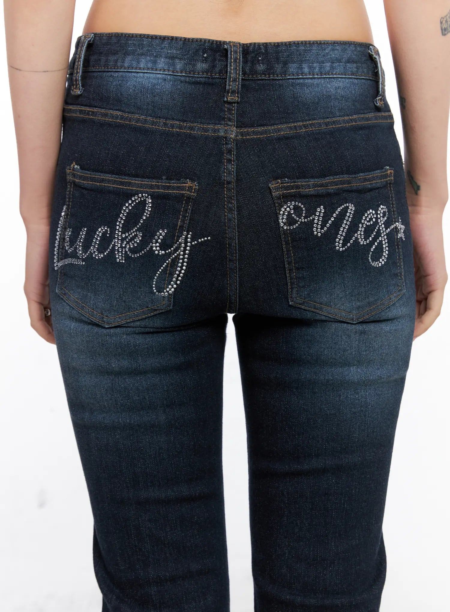 adele-lettering-flare-jeans-co507
