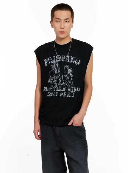 Men's Mustang Graphic Muscle Tee IG511