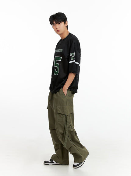 mens-cargo-chic-wide-leg-pants-dark-green-ig402