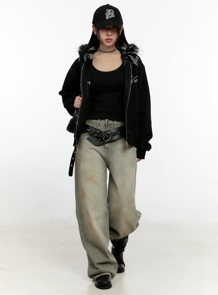 Martin Vintage Wide-Leg Jeans CN506