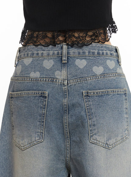 Ginny Washed Wide-Leg Jeans CA514