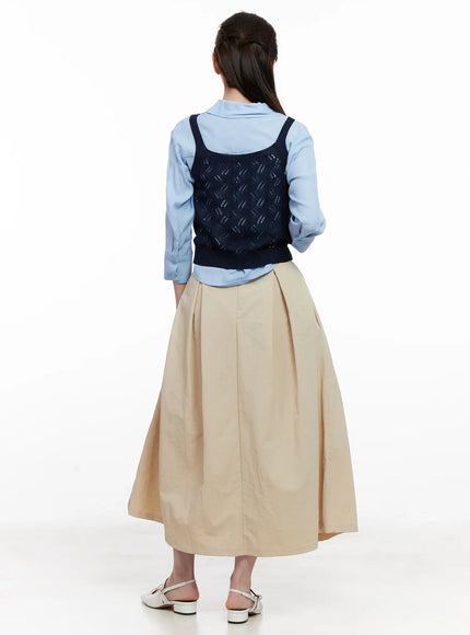 Sleeveless Knit Tank Top CL524