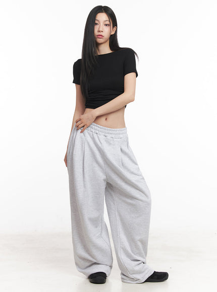 Pintuck Oversized Sweatpants IY516
