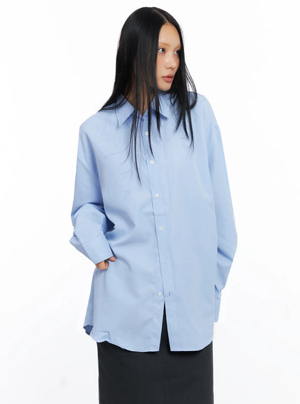 Relaxed-Fit Button Down Shirt CO517