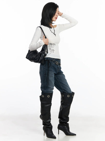 asymmetrical-graphic-long-sleeve-top-cj522