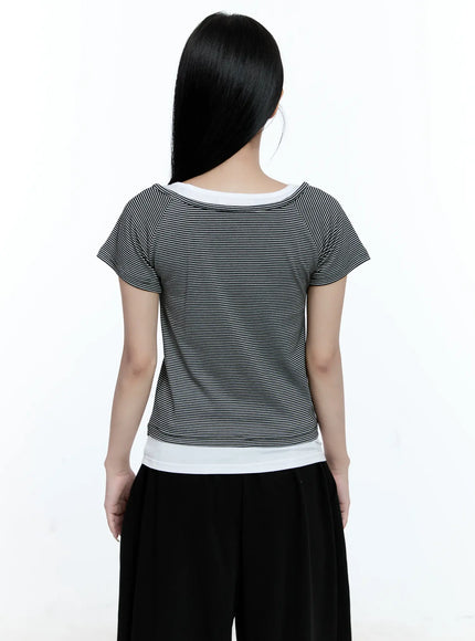 striped-layered-short-sleeve-tee-cg513