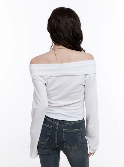 off-shoulder-bow-tie-long-sleeve-top-cs530