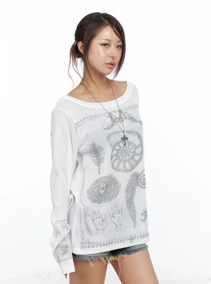 oversized-graphic-ribbed-long-sleeve-top-cf511