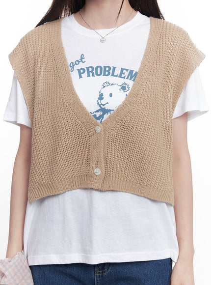 buttoned-knit-crop-vest-top-cy515