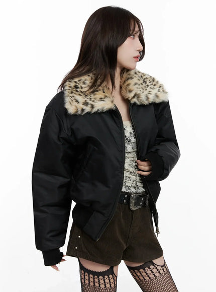 leopard-print-fur-collar-bomber-jacket-in525